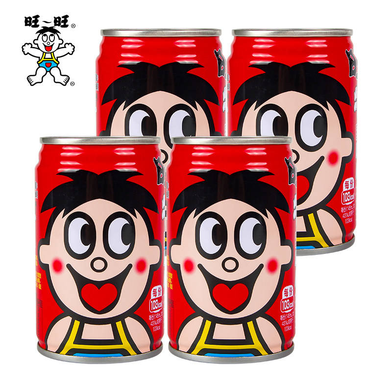 旺旺旺仔牛奶复原乳儿童宝宝成人营养早餐饮料学生奶145ml*4罐