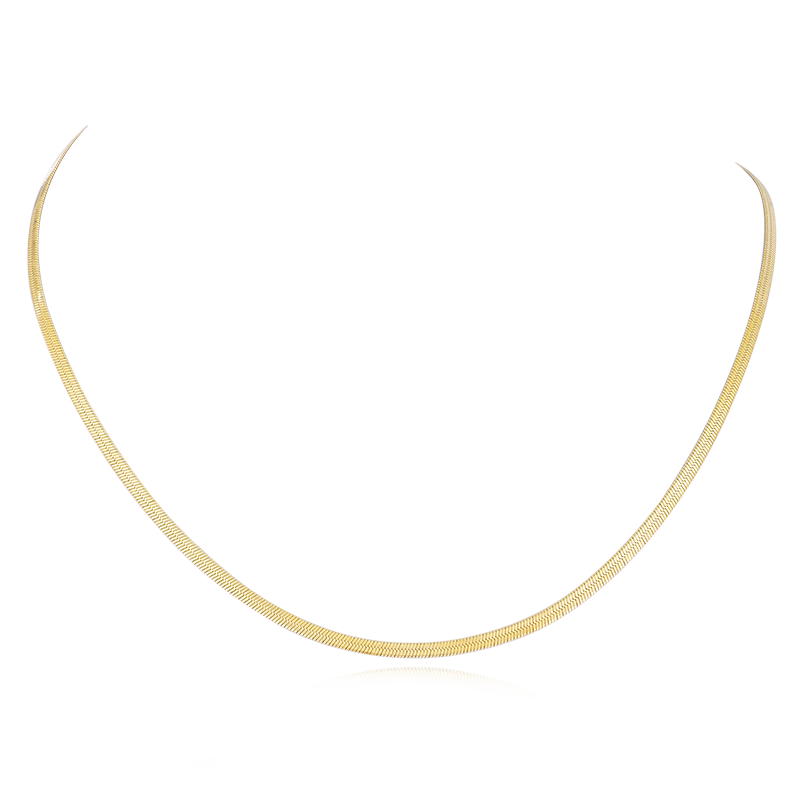 蛇骨链钛钢项链女2025新款爆款男款潮流金色锁骨链轻奢不掉色颈链