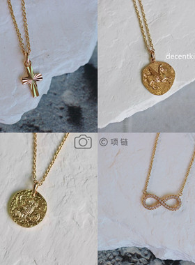 【小器饰品】法国进口铜镀18k金吊坠项链合集『限时48小时上架』