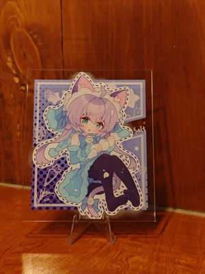 舞萌看板娘甜品纱露朵亚克力砖