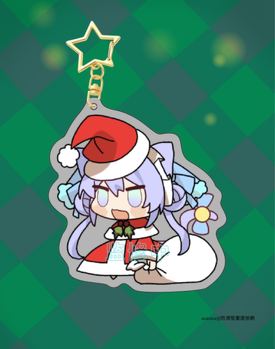 maimai舞萌同人圣诞纱露朵padoru亚克力同人挂件【青空组/现货】