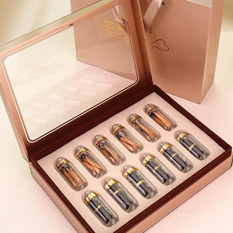 虫草石斛西洋参鹿茸滋补品礼盒