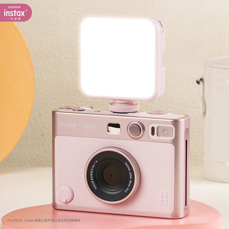 Fujifilm/富士一次成像instax mini EVO粉色补光灯便捷RGB补光灯图片