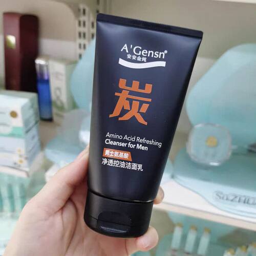安安男士氨基酸净透控油洁面乳