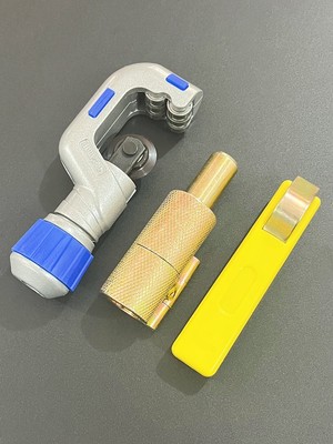 不锈钢波纹管打波器三件套平口器压边模接头做管工具割管刀敲波器