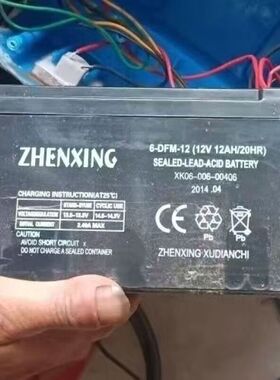 ZHENXING 6-DFM-12(12V12AH/20HR)背负式电动喷雾器 打药机电瓶