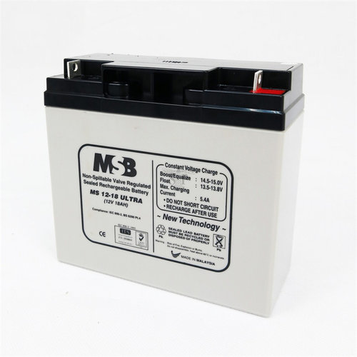 MSB 蓄电池 MS12-18 ULTRA 12V 18AH 免维护铅酸电池