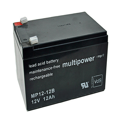 multipower蓄电池 MP12-12B 12V12AH 免维护铅酸电池