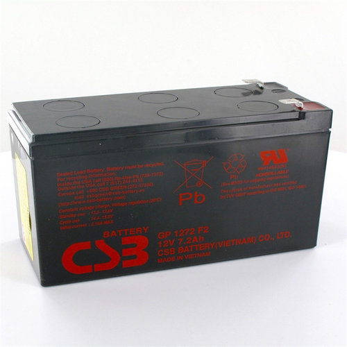 CSB BATTERY蓄电池 GP1272 F2 12V7.2AH 免维护可充电电池