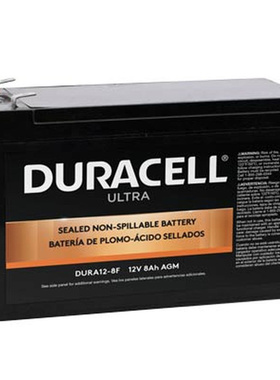 DURACELL蓄电池 DURA12-8F 12V8AH AGM 免维护可充电电池