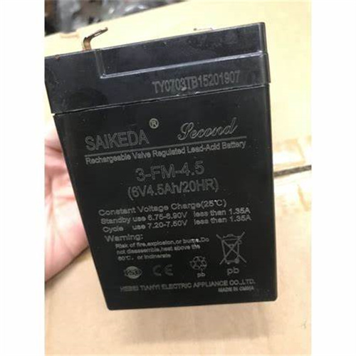 SAIKEDA蓄电池3-FM-4.5 6V4.5AH/20HR电子称 仪器仪表电池