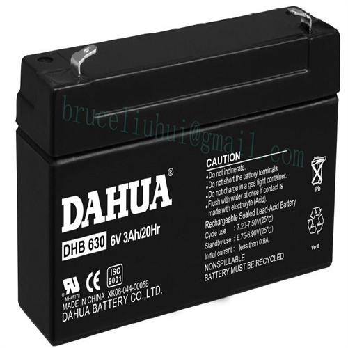 DAHUA蓄电池DHB630 6V3AH/20HR电子称 仪器仪表电池