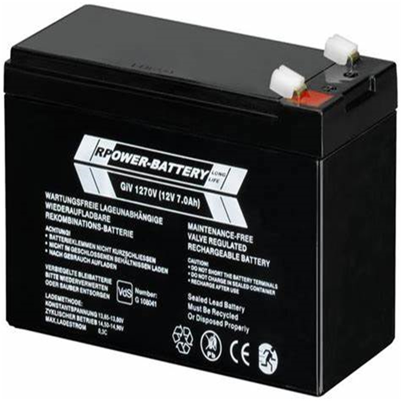 RPOWER-BATTERY蓄电池 GIV1270V 12V7.0AH 免维护铅酸电池