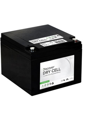 Discover 蓄电池 DRY CELL D12260 AGM 12V 26AH 免维护铅酸电池