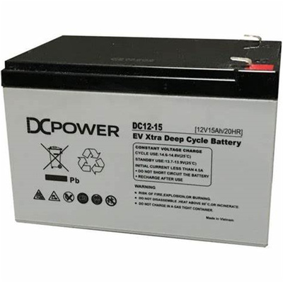 DCPOWER蓄电池 DC12-15 12V15AH/20HR 免维护铅酸电池