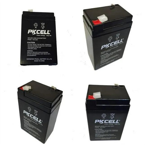 PKCELL蓄电池 PK645 6V4.5AH 免维护可充电铅酸电池