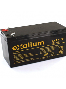 exalium蓄电池 EXA7-12 12V7AH 免维护可充电电池