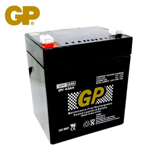 GP蓄电池 GPP1245 12V4.5AH 免维护可充电电池