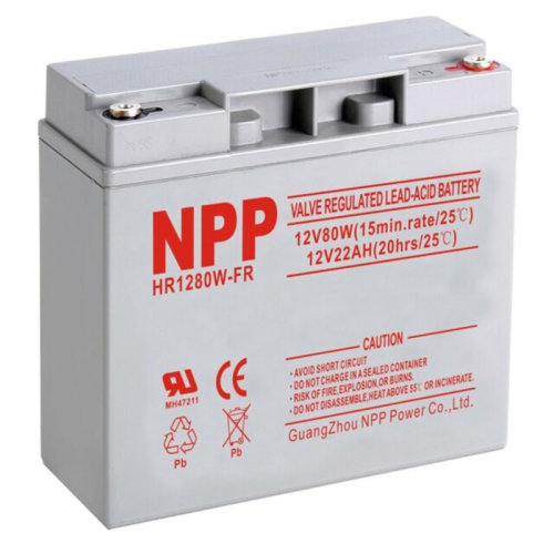 NPP 蓄电池 1280W 15min 12V22AH 免维护铅酸电池
