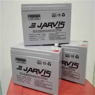 免维护可充电电池 12V7.2AH JARVIS蓄电池 EJ1272