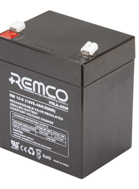 REMCO蓄电池 RM12-5 12V5.4AH/20HR 免维护可充电电池