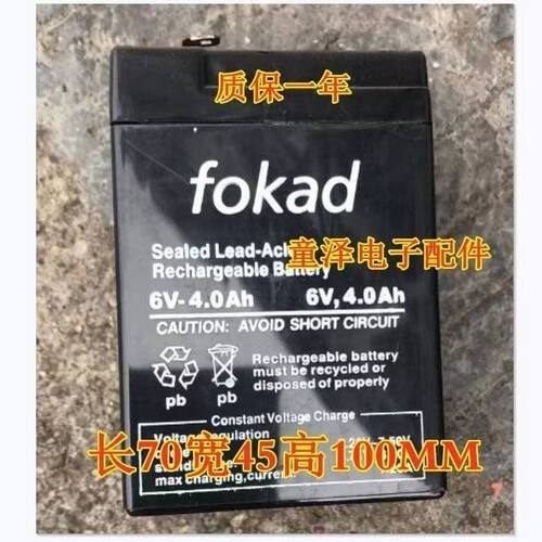 fokad蓄电池FY6V46V,4.0AH电子