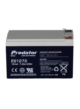 predator蓄电池 ES1272 12 Volt 7.2AH/20HR 免维护可充电电池