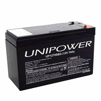 UNIPOWER蓄电池 UP1270SEG 12V7AH 免维护可充电电池