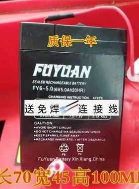 FUYUAN蓄电池 FY6-5.0 6V5.0AH/20HR 玩具车 电子称