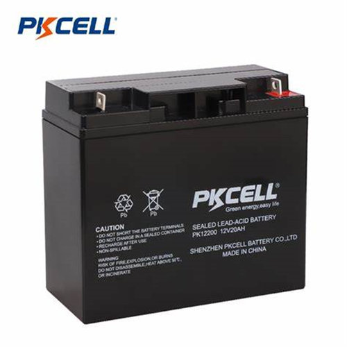 PKCELL 蓄电池 PK12200 12V 20AH 免维护铅酸电池