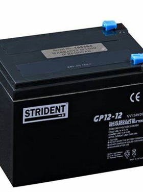 STRIDENT蓄电池 CP1212 12V12AH/20HR 免维护铅酸电池