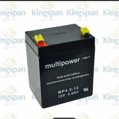 multipower蓄电池 MP4.5-12 12V4.5AH 免维护可充电电池