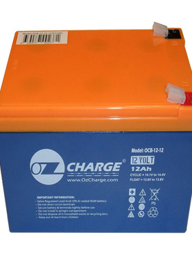 CHARGR蓄电池 OCB-12-12 12 VOLT 12AH 免维护铅酸电池