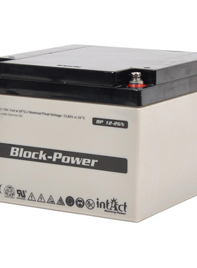 Block-power 蓄电池 intAct BP 12-26N 12V 26AH 免维护铅酸电池