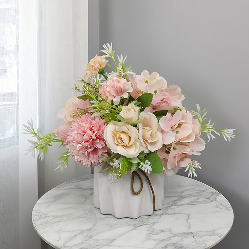 ins室内家居摆件北欧仿真植物花艺小盆栽客厅办公桌装饰假花创意