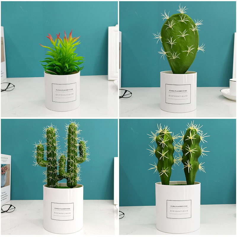 仿真绿植物ins仙人掌办公室桌面