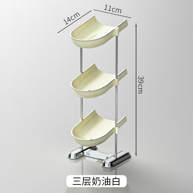 轻奢肥皂盒家用沥水高档卫生间洗手台双层香皂多层置物架摆放盒子