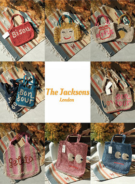 The Jacksons 2025新款时尚手工编织草编包 | oneonebuyer