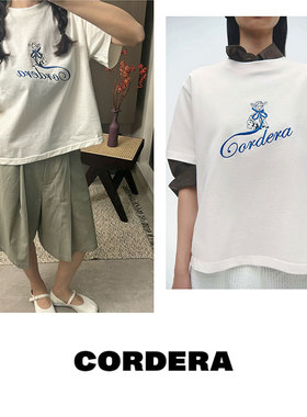 【年中折扣】授权现货 Cordera 25SS可爱小羊刺绣短袖T恤252077