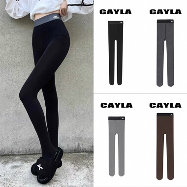 现货 CAYLA 25秋冬 弹力显瘦高腰压力连裤袜打底裤 AW108