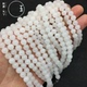 天然新疆和田玉白玉散珠子翡翠白玉圆珠diy配件串珠项手链半成品