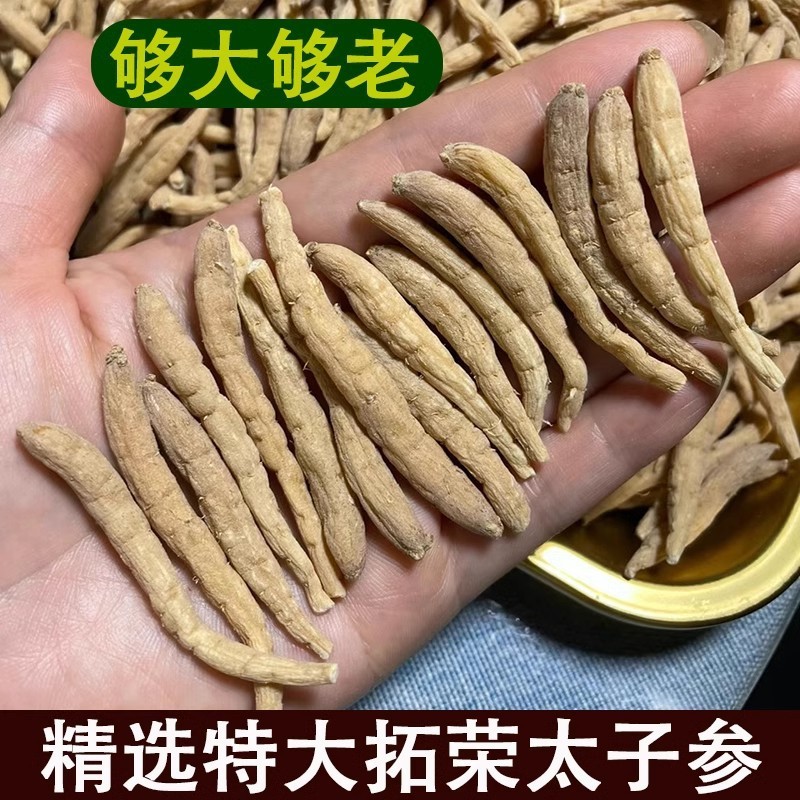 野生太子参正品煲汤儿童参孩儿参双批七四叶参米参可配麦冬
