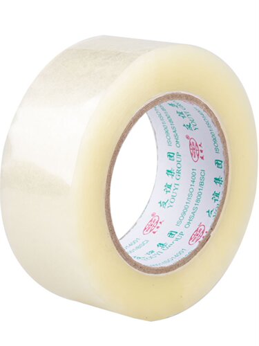 友日久BOPP封箱胶带 封箱快递打包封口胶布包装大卷高粘加厚透明