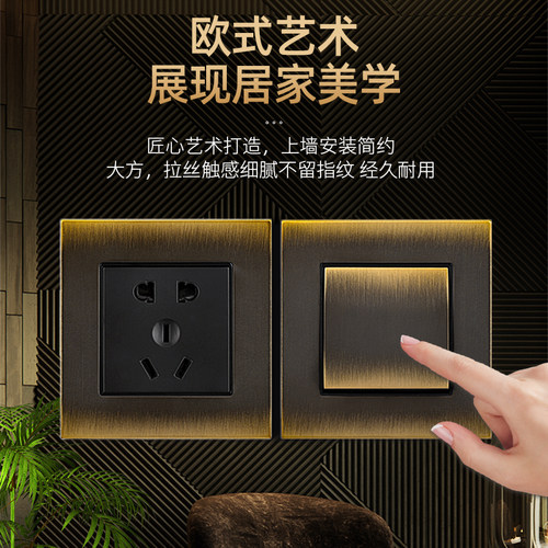 阿尔诺开关带插座五孔