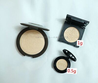 becca包邮香槟泡泡试色高光粉饼