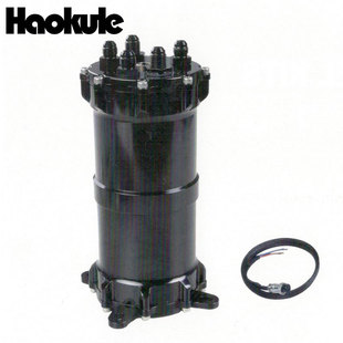 汽车改装全铝黑色燃油副油箱油壶AN6接口动力提升FUEL SURGE TANK