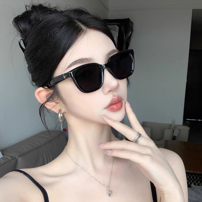 gm墨镜女士复古方圆脸方框偏光防紫外线近视潮太阳眼镜男大脸显瘦