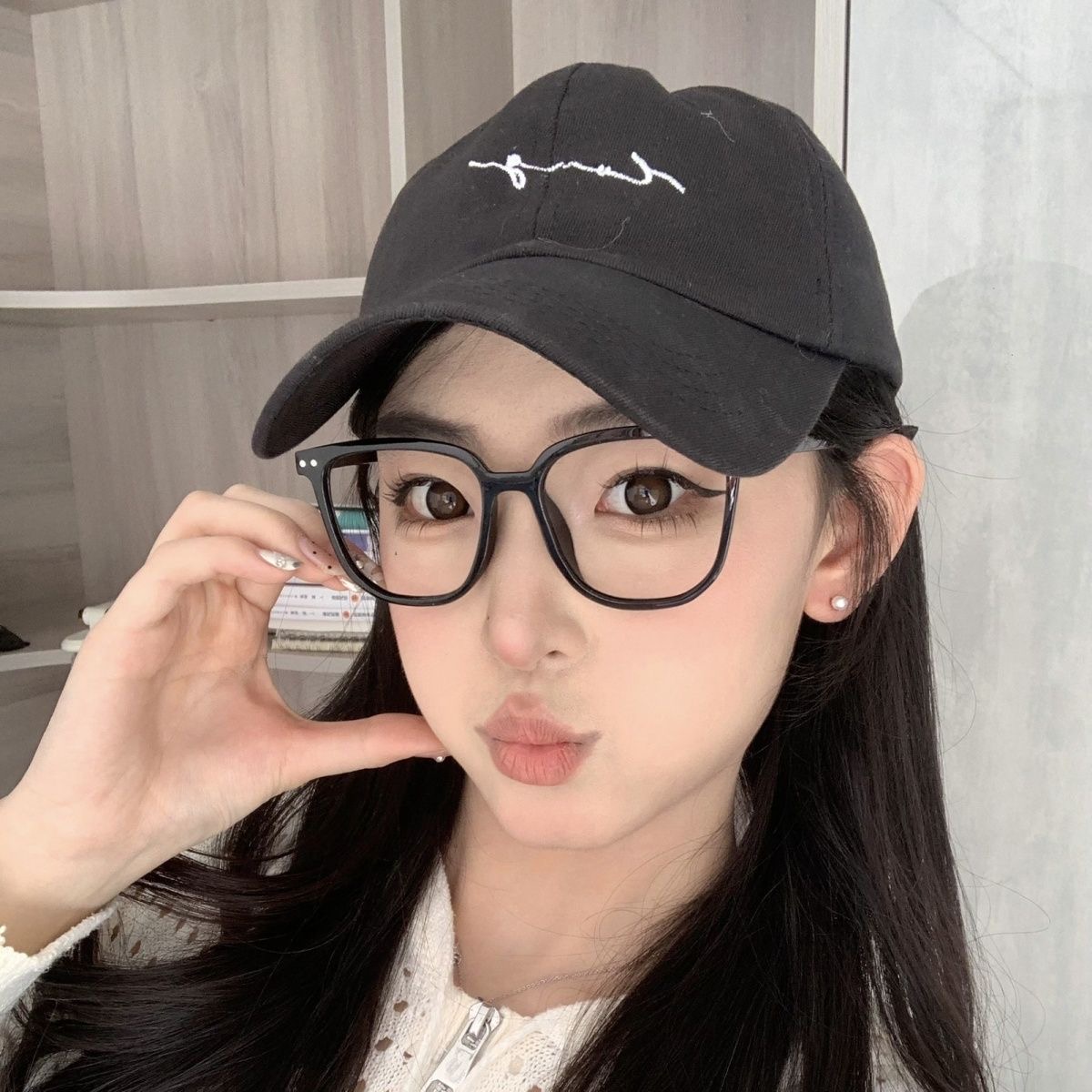 黑框近视眼镜女韩版潮网红款眼镜框男可配有度数素颜神器大框显瘦