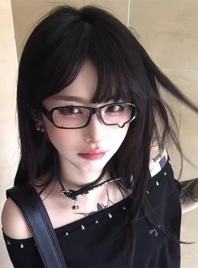 哭哭眼镜框日系二次元流泪眼镜框高颜值cosplay拍照装饰镜框镜架