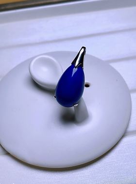 珠宝青金石天然老矿料经典款吊坠